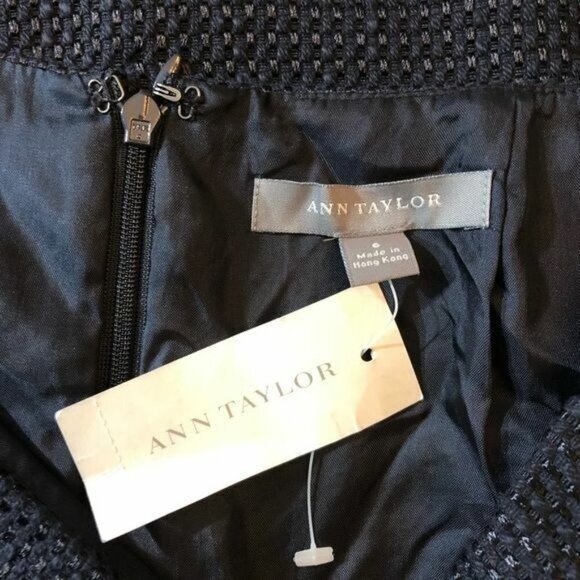 Ann Taylor Pencil Straight Skirt Size 6 Grid Check Work Workwear Formal Business - Picture 9 of 10